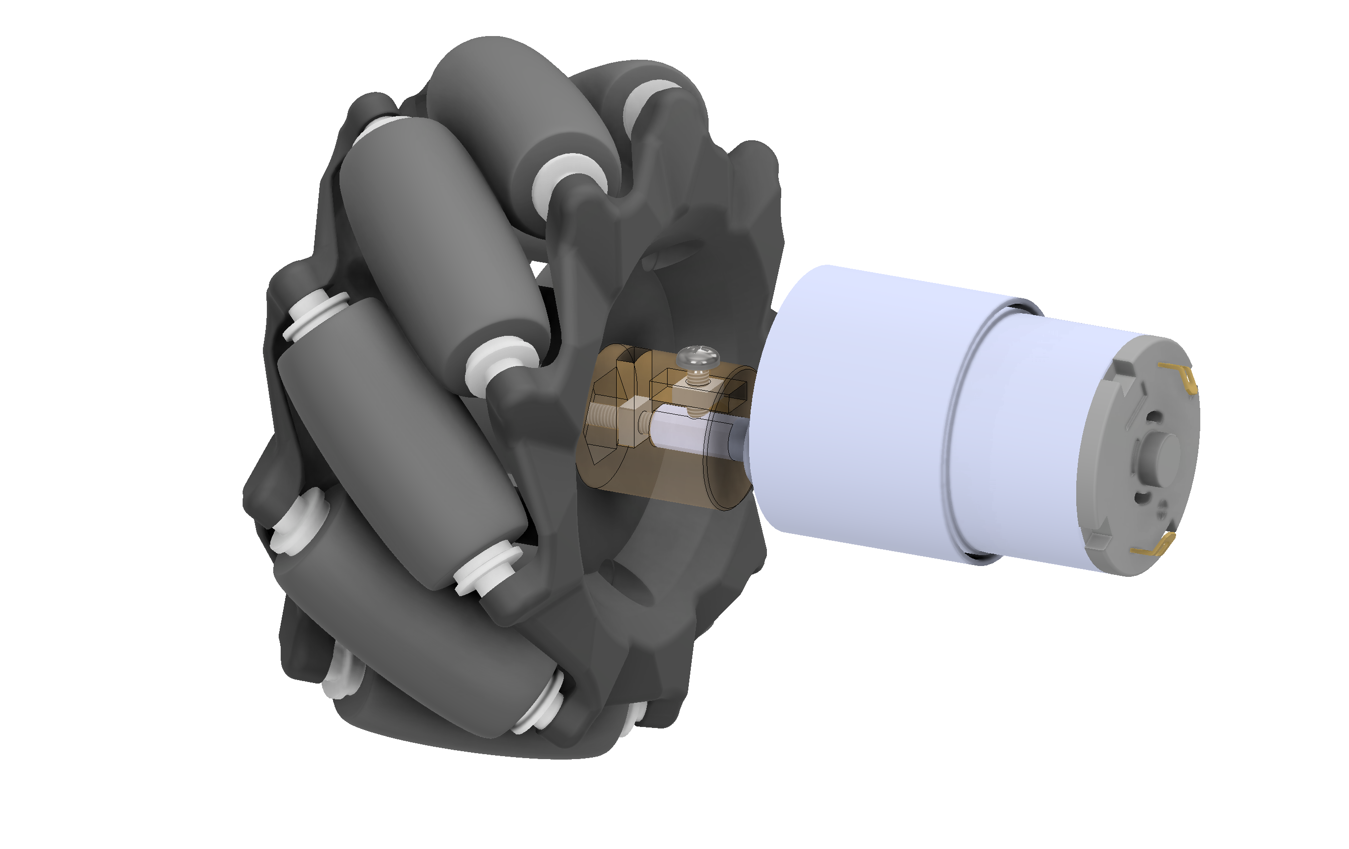 mecanum wheel shaft hex adapter